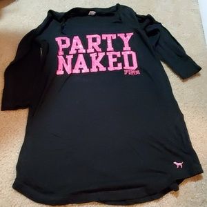 Pink Sleep T-shirt Dress